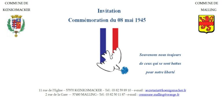Commémoration du 08 mai 1945