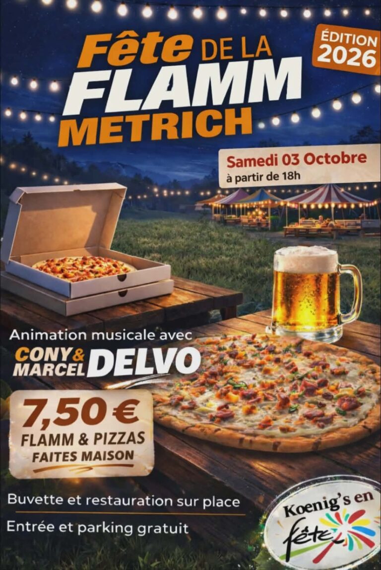 🔥 Fête de la Flamm à Metrich !